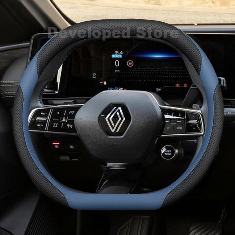 Car Steering Wheel Cover Anti Slip Breathable - Чехол на руль автомобиля для Renault