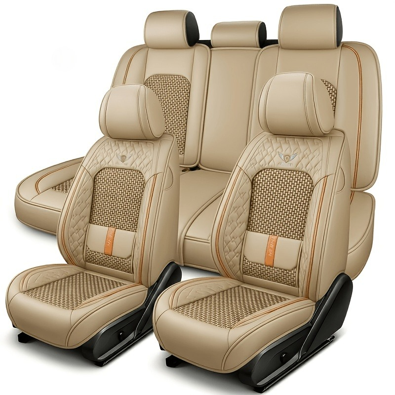 Leather Car Seat Covers Full Set Universal - Чехлы на сиденья для Jetour T2,