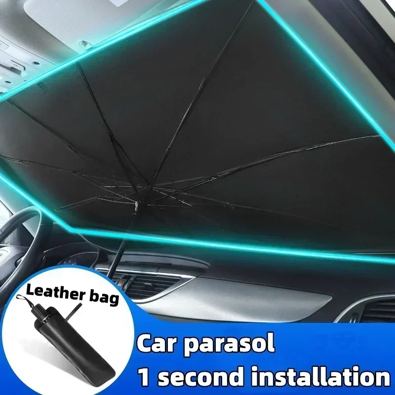 Автомобильный солнцезащитный э – обзор и цена Car Sunshade Windshield Umbrella Foldable
