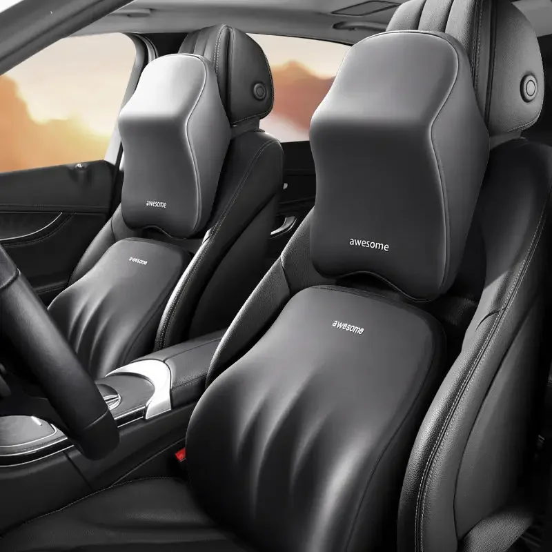 НОВАЯ автомобильная поясничная – обзор и цена Memory Foam Car Neck Pillow Lumbar Support