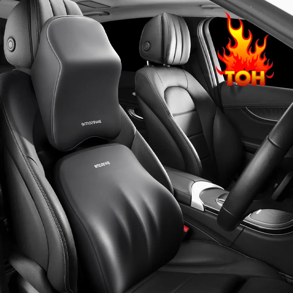 НОВАЯ автомобильная поясничная – обзор и цена Memory Foam Car Neck Pillow Lumbar Support