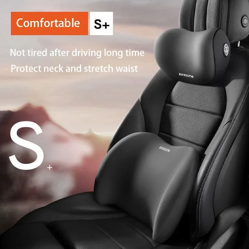 Подушка для шеи в автомобиль и – обзор и цена Memory Foam Car Neck Pillow Lumbar Support