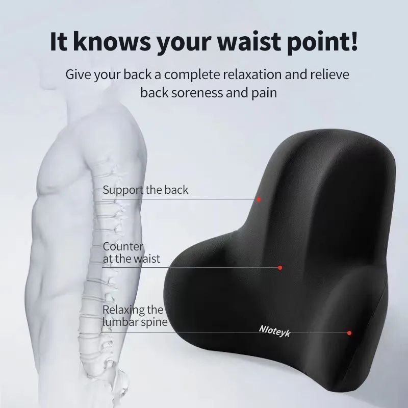 Автомобильная подушка для шеи  – обзор и цена Memory Foam Car Neck Pillow Lumbar Support