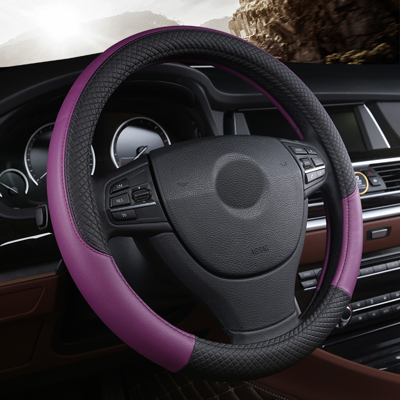Кожаный автомобильный чехол на – обзор и цена Car Steering Wheel Cover Anti Slip Breathable