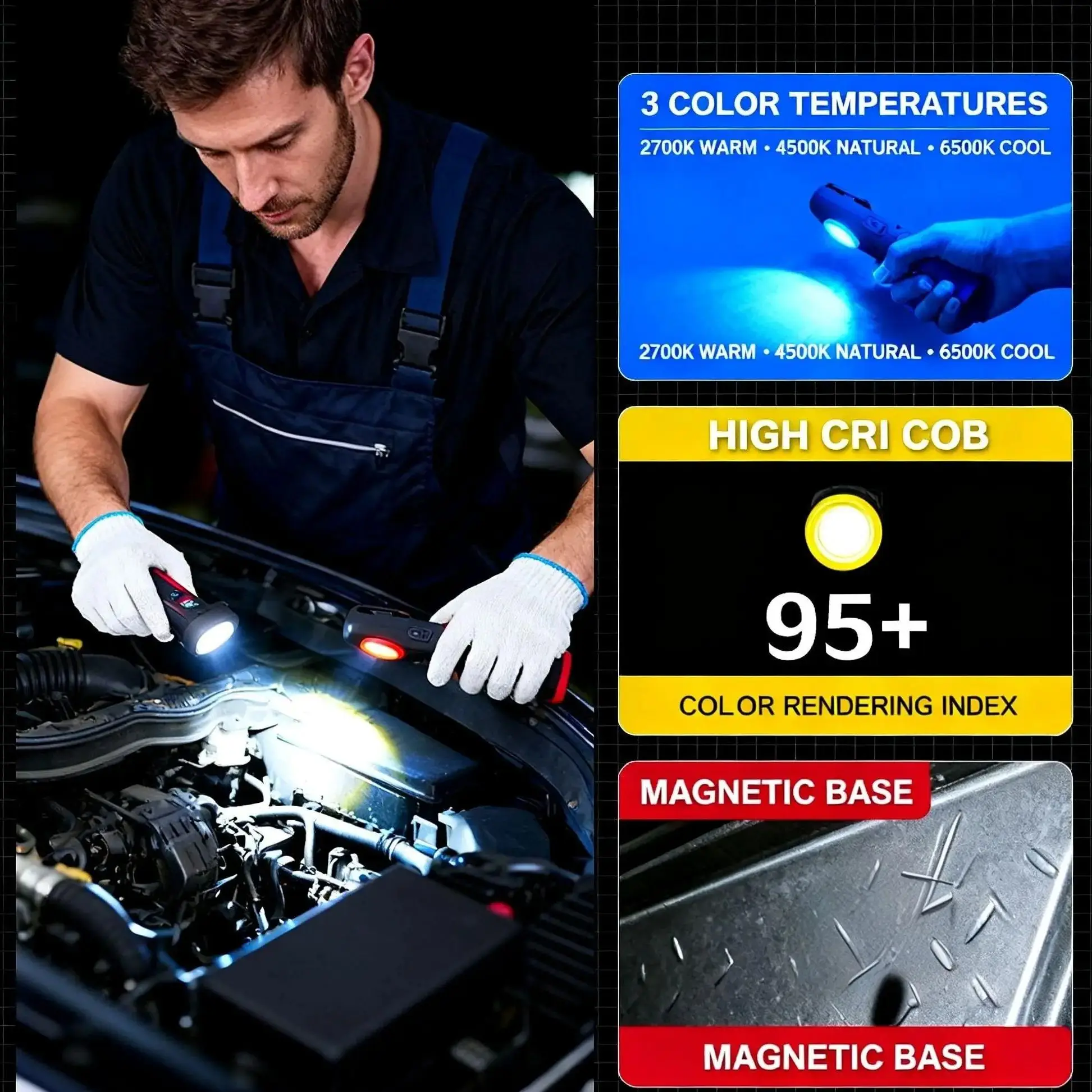 Портативный фонарик FUNAYA, ин – обзор и цена Auto Repair Tools