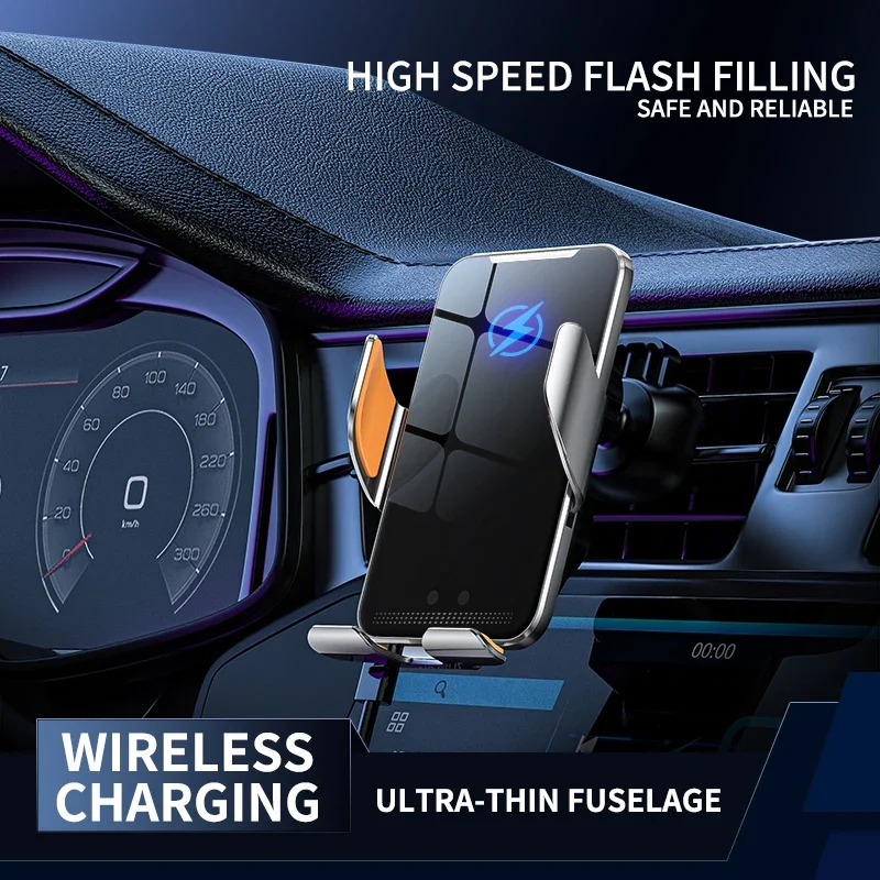 Автомобильное беспроводное зар – обзор и цена Wireless Car Charger Mount Fast Charging