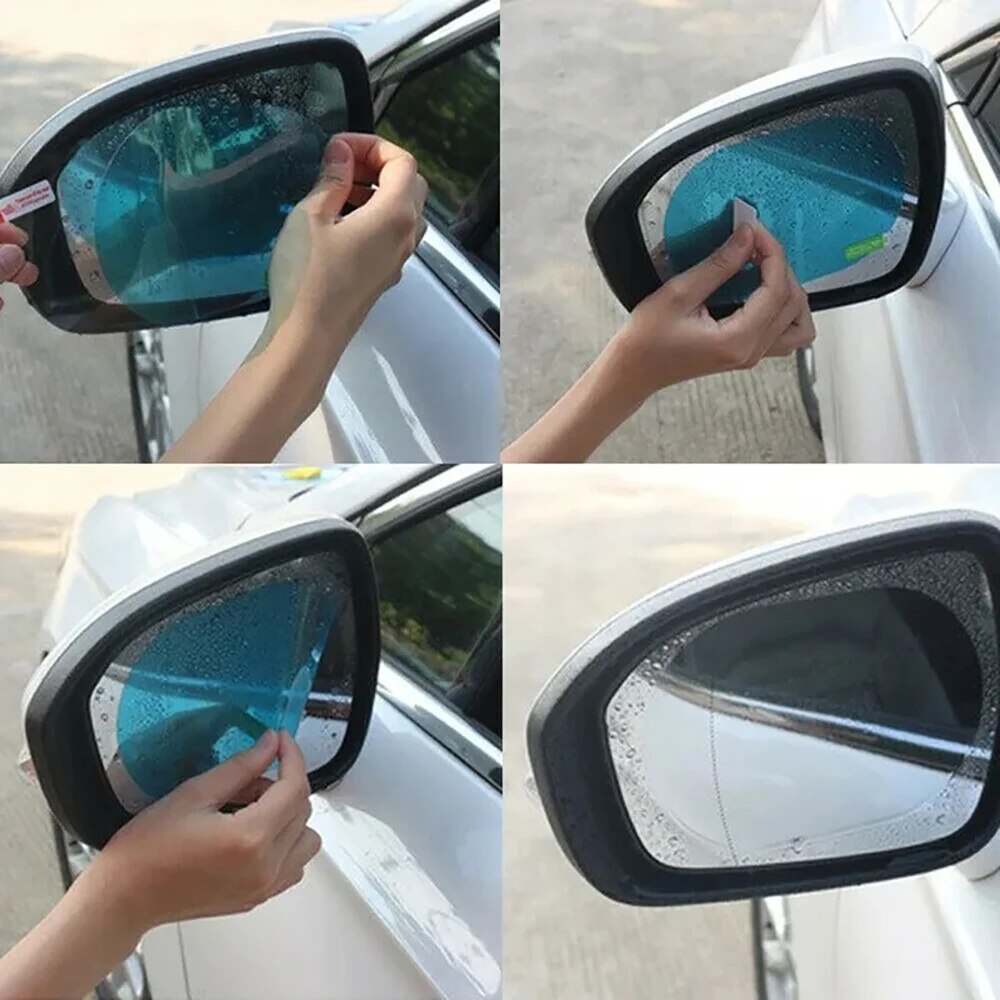 2 шт. универсальная антизапоте – обзор и цена Anti Glare Car Rearview Mirror Film