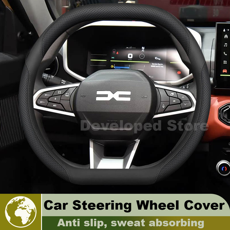 Кожаный чехол на руль автомоби – обзор и цена Car Steering Wheel Cover Anti Slip Breathable