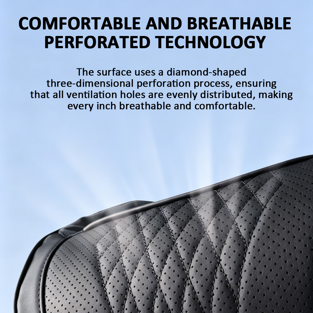 Роскошная подушка-подголовник  – обзор и цена Memory Foam Car Neck Pillow Lumbar Support