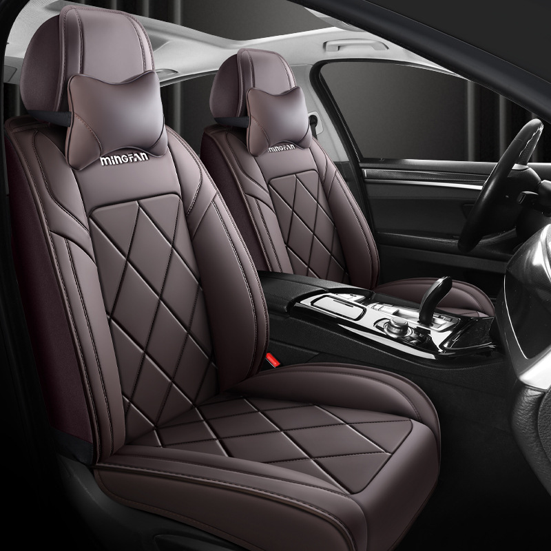 Универсальные удобные кожаные  – обзор и цена Leather Car Seat Covers Full Set Universal